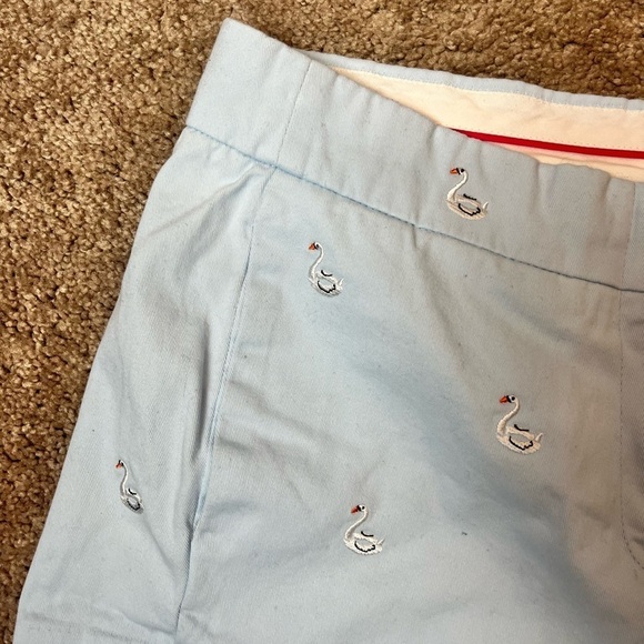 J. Crew Womens Blue Swan Shorts Size 4 - Picture 3 of 6